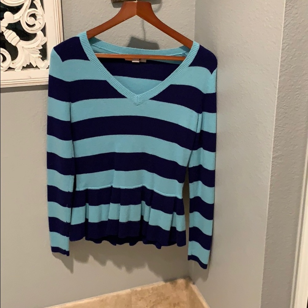 J Crew peplum sweater